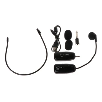 2.4 G Wireless Cu Microfon Headset Megafon, Microfon Pentru Vorbire Difuzor Nou