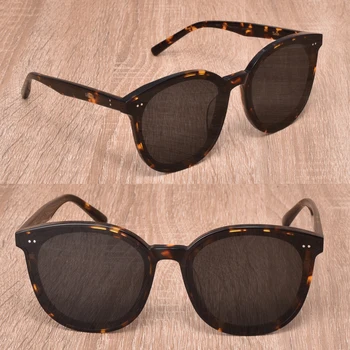 2020 Nou Brand de Moda pentru femei ochelari de Soare de Acetat Polarizate UV400 Rotund bărbați ochelari de Soare BLÂND Solo sungalsses femei bărbați