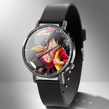 Moda pentru Bărbați Ceas de Desene animate Anime One Piece Luffy Ace Ceas Pentru Bărbați Tendință Casual Cuarț Ceas Student Ceasuri