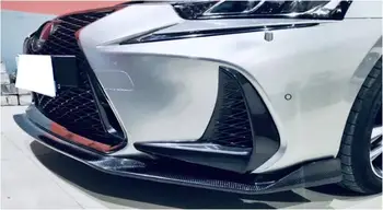 Real Fibra de Carbon, Masina Fata Bara Spate Buza Difuzor Capac Partea de Fusta Spoiler Pentru Lexus IS200T IS300 2017 2018 2019 2020