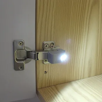 10buc 0.25 W În Cabinetul Balama Interior Lumina Dulap Interioară LED Senzor Ușoară Dulap Pentru Dormitor Dulap de Bucatarie de Iluminat
