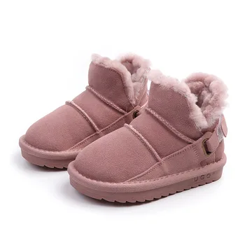 Pantofi pentru copii de iarna modele 2019 cizme de zapada copii cizme din piele groasă cald băieți casual cizme fete din bumbac cizme