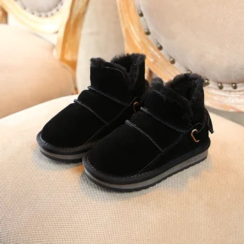 Pantofi pentru copii de iarna modele 2019 cizme de zapada copii cizme din piele groasă cald băieți casual cizme fete din bumbac cizme