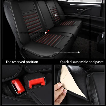 Universal Huse Auto Four Seasons Fata/Spate Auto Seat Cover Set Auto Interior șezut Scaun cu Buzunar de Depozitare Accesorii