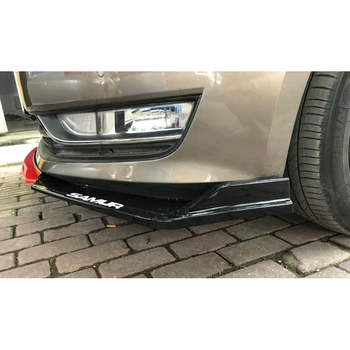 Prelungire Bara fata Spoiler Protector Placa de Buze Kit de caroserie de Carbon Suprafata benzi Decorative Bărbie Lopata Pentru Volkswagen VW Passat B7
