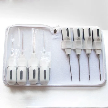 8pcs/set Dentare Luxating Lift Lifturi Clareador Curbat Rădăcină Dentist Dentare Instrument Chirurgical Cu Mâner de Plastic