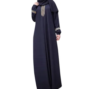 Broderie Marocan Caftan Dubai Seara Modest Bal Abaya Musulman Rochie Caftan Dubai Bal Arabe Rochii De Seara 8.8