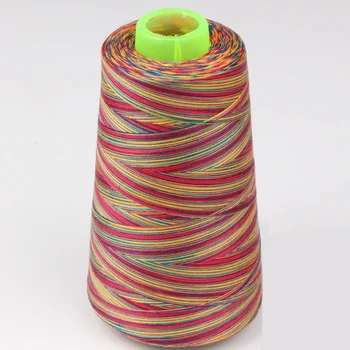 Putere mare de 3000 de metri 402 culoare Curcubeu colorat Poliester ață de cusut linie hilos de coser masina de Brodat fir,Z2873