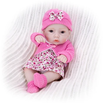 Minunat Renăscut Nou-Născutului Baby Doll 11 Inch Fata De Corpul Plin De Silicon Vinil Realiste Păpuși Printesa Cu Haine Drăguț Copii Playmate