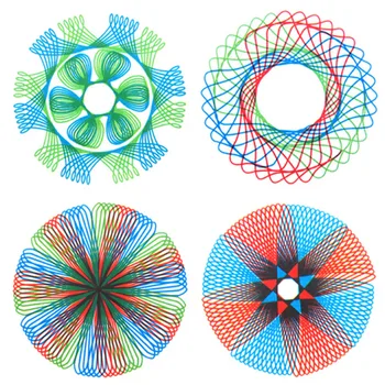 Modele de Centralizare Angrenaje și Roți,trage Jucarii Educative 2020 Nou Spirograph Deluxe Set de Proiectare Tin Set Desena Spirala