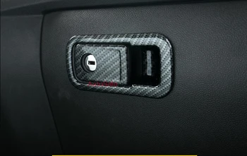 Pentru Volkswagen VW Atlas Teramont 2017 Stânga Unitate ABS Cromat Mat plastic de Depozitare Interior Mâner Capac Cadru Trim 2 buc