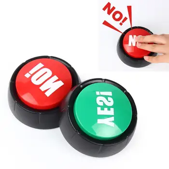 2 buc Electronice Vorbesc DA NU Buton de Sunet Jucărie Verde Roșu Eveniment Consumabile Partid