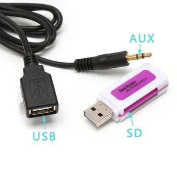 2020 Masina Noua MP3 Interfata Audio AUX USB SD Cablu de Date Adaptor CD Changer Pentru Honda Acura