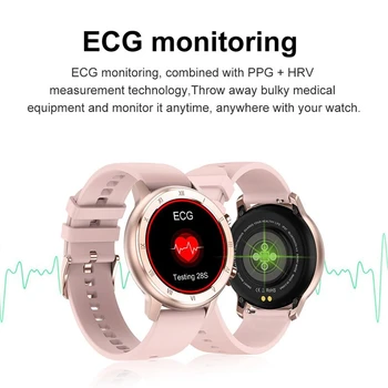 DT89 Ceas Inteligent 2020 Bărbați Ceasuri Sport ECG Ritm Cardiac tensiunea Arterială Brățară Inteligent cu Menstrual Monitorizare Femei Smartwatch