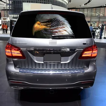 2019 Autocolant Auto Pavilion Vultur Pleșuv Warbird Fata De Pavilion Geam Spate Grafic Decal Camion Suv Din Spate Coada De Parbriz Autocolant Accesorii