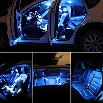 27pcs LED-uri de lumină de inmatriculare + Sub lampă Oglindă + Interior dome harta bec Kit Pentru Pentru VW Touareg 7P 7P5 7P6 (2010+)