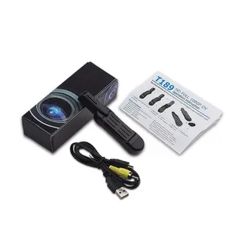 Mini Camera T189 Full HD 1080P Camera Secret Portabil Corp Pix Camera video Digitala Mini DVR Mici DV camera Video Suport Card de 32GB