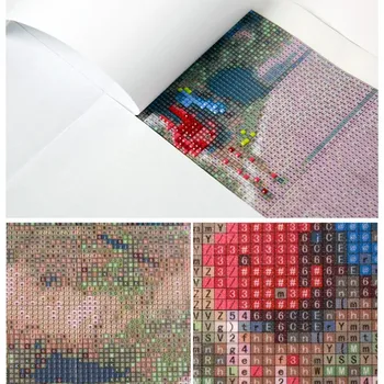 Zhui Stele 5D DIY complet Piața de foraj de Diamant pictura Cross stitch de Colorat cu flori de Diamant broderie Mozaic decor