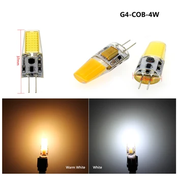 COB Bec LED G4 Lampa LED pentru Iluminat Candelabru DC12V 2W 3W 4W Înlocui lămpile cu Halogen SMD5730 de Înaltă Calitate a CONDUS lumina Reflectoarelor Becuri