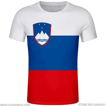 Oameni de Moda pentru Femei Maneci Scurte Harajuku Hip Hop Drăguț Tricou SLOVENIA Tricou Diy Personalizat Gratuit Numărul de Numele Slovenija Svn T-shirt