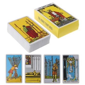 Tabla de joc de cărți de Tarot Rider Waite Cărți de Tarot Oracle carduri sunt utilizate în soarta divinație vrăjitorie jocuri