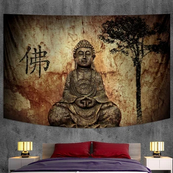Indian meditație Buddha decor acasă tapiserie Mandala tapiserie Hippie, Boem decorative yoga mat dormitor foaie