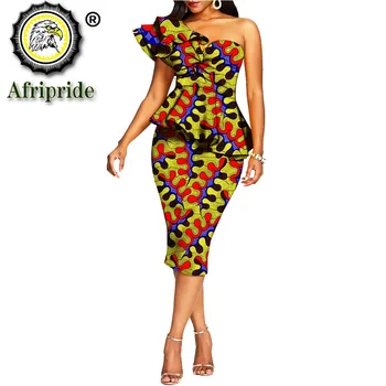 Afro 2 bucata set pentru femei culturilor sus + print skrit set ankara îmbrăcăminte dashiki tinute bluza tricou fusta midi casual S1926100