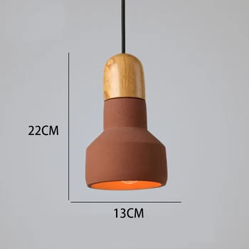 Minimalist Modern Ciment Mic E27 LED Lumina Pandantiv pentru Dormitor Sufragerie Living Bucatarie Hol Mansarda Contra Nordic Acasă De