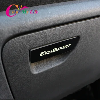 Masina torpedou Mâner pentru Ecosport ABS Crom Interior Auto Cutie de Depozitare Decor Ornamental Autocolant pentru Ford Ecosport 2012 - 2016