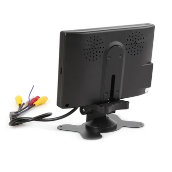 7 inch TFT LCD Ecran Monitor Auto Player 2 Modul de Intrare Video PAL/NTSC Monitor pentru Auto Retrovizoare Home Security Camera de Supraveghere