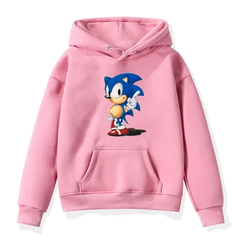 2019 Sonic Bărbați Femei Hoodie Adolescenti Cuplu Hanorace Strat Nou De Imprimare Pulover Cu Maneca Lunga Din Bumbac Îmbrăcăminte Paltoane