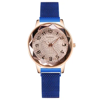 2019 Cristal de Cuarț Nou Oțel Magnet pentru Femei Ceasuri Elegante, Casual Mujer Ceas de mână Ceas Relojes Feminin zegarek damski ore