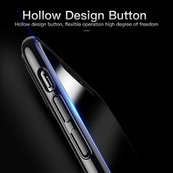KUULAA Pentru iPhone X case de Lux Sticla Oglinda Telefon Caz că Telefonul 7Plus Subțire, rezistent la Șocuri Capacul din Spate Pentru iPhone XS Max XR 8 7 Plus