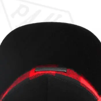 PANGKB Brand BL PLACAT cu CAPAC rosu negru Carouri lână snapback hat pentru barbati femei adulte sport hip-hop în aer liber, de Vară, soare, șapcă de baseball
