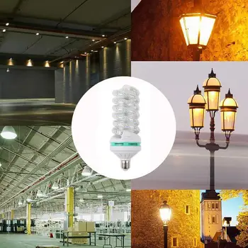 LED Evidenția Spirală Porumb Bec 85-265V E27 Lumina Calda 20W Lămpi de Economisire a Energiei