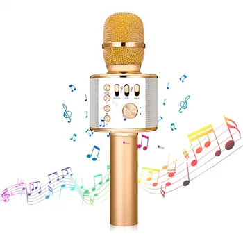 Wireless Karaoke Microfon Bluetooth Sd/Usb Schimbare de Voce Vorbitor Profesionist Portabile микрофон Jucător Cântând Recorder Cadou