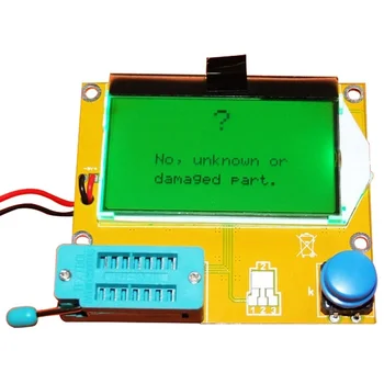 LCD Digital Tranzistor Tester Metru LCR-T4 Fundal Diodă Triodă Capacitate ESR Metru Pentru MOSFET/JFET/PNP/NPN L/C/R 1