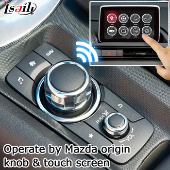 Android / Carplay cutie de Interfață pentru noua Mazda MX-5 FIAT 124 Spider cu GPS de navigare video interface box waze yandex de Lsailt