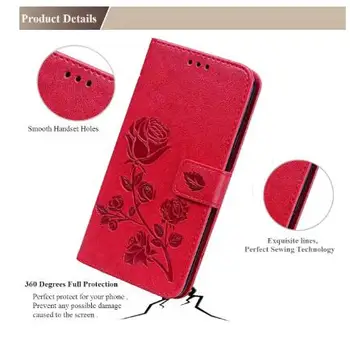 Caz de telefon Pentru Xiaomi Redmi 9 Caz Flip Wallet Acoperire Magnetică Pentru Redmi 9A Redmi9 Caz din Piele de Lux de Epocă Telefon Pungi de Cazuri