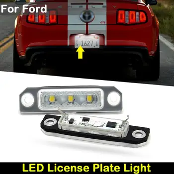 Pentru Ford Mustang Flex Focus, Fusion, Taur Masina din Spate LED Alb de Lumină de inmatriculare Lămpii Numărului de Înmatriculare
