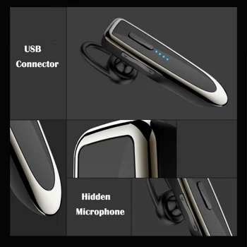 Wireless de Anulare a Zgomotului de Afaceri căștile bluetooth setul cu cască căști căști cu microfon pentru handsfree telefon Mobil