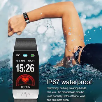 T1S Brățară Inteligent în timp Real Temperatura Inima Fitness Tracker Tensiunii Arteriale rezistent la apa Control Multi-modul sport Inteligent Wristban