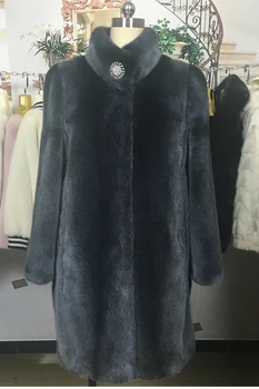 Catifea haină de blană de nurcă 2018 noi blană de nurcă uza