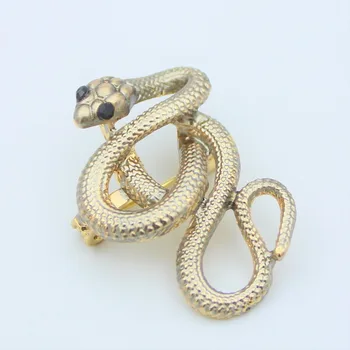 Șarpe De Broșe De Metal Cobra Pin Accesorii Pentru Femei Email Pin Cadou Aur Email Brosa Pin Rever Bărbați Animal Brosa Bijuterii