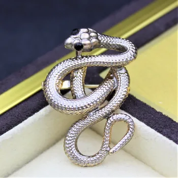 Șarpe De Broșe De Metal Cobra Pin Accesorii Pentru Femei Email Pin Cadou Aur Email Brosa Pin Rever Bărbați Animal Brosa Bijuterii