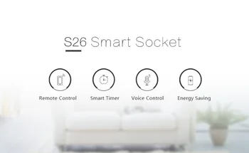 Sonoff S26 WiFi Smart Socket AU/NC/UE/marea BRITANIE/SUA Wireless Plug Inteligent Acasă Comutatorul de Prize de Putere de Lucru Cu Alexa Google Asistent