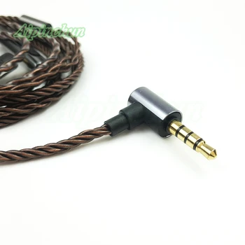 Aipinchun MMCX Casti Cablu de Microfon Controler de Volum de Înlocuire pentru Shure SE215 SE315 SE425 SE535 SE846 3.5 mm L Îndoire Jack