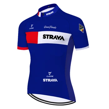 Noua echipa Strava camiseta ciclismo Vara Biciclete Jersey Curse Respirabil Ciclism jersey maneci scurte tenue ciclistă homme