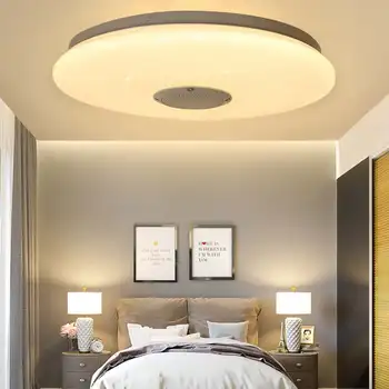200W Wifi Moderne RGB LED Lumini Plafon Iluminat Acasă APP bluetooth de Muzică Ușoară de la Distanță de Control Dormitor Lămpi Inteligente Lampă de Plafon