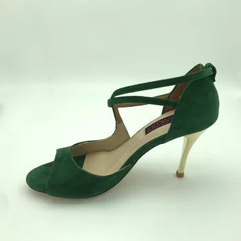 Noua Sexy Argentina Tango Dans Pantofi de nunta si petrecere pantofi de dans Flamenco pantofi pentru femei din piele talpa T6291DGS